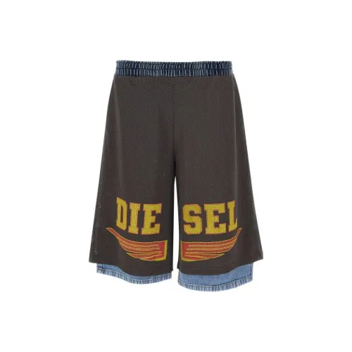 DIESEL Повседневные шорты Мужские Коричневые