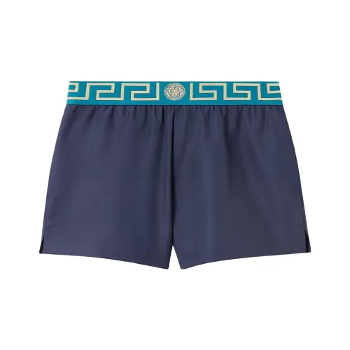 VERSACE Пляжные шорты Мужские Синие