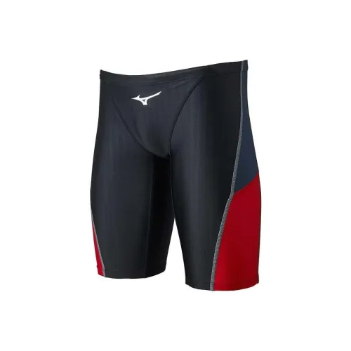 Mizuno Плавательные шорты Мужские Черные Красные