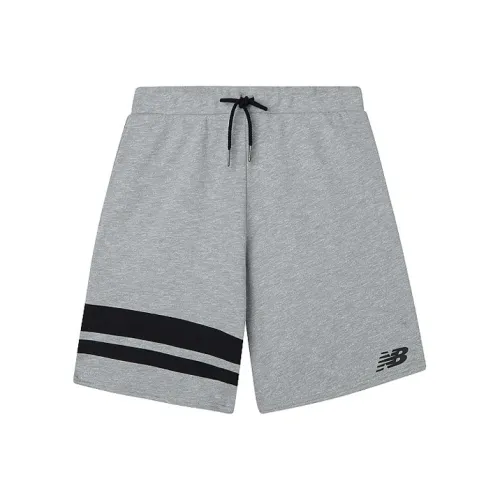 New Balance Серые Мужские Спортивные Шорты