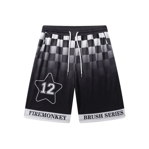 FireMonkey Черные Унисекс Баскетбольные Шорты