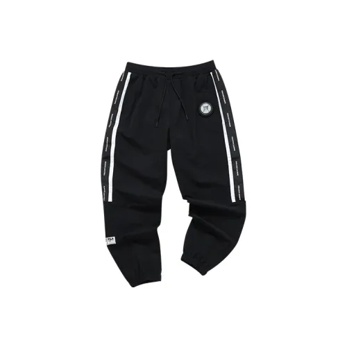 FILA FUSION Темно-черные спортивные брюки для мужчин