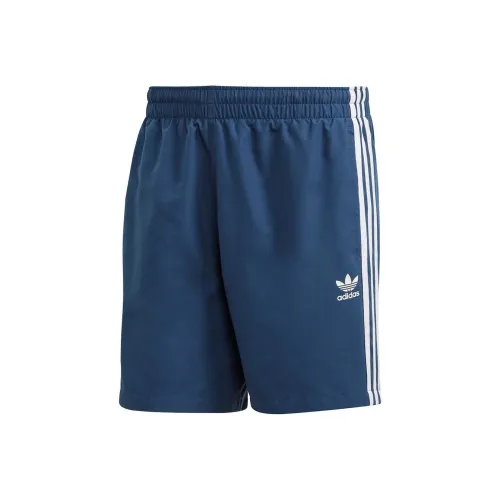 Adidas Originals 3 Stripe Плавательные шорты Мужские Синие