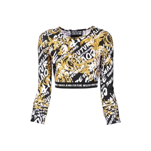 VERSACE Многоцветные Женские Короткие Топы