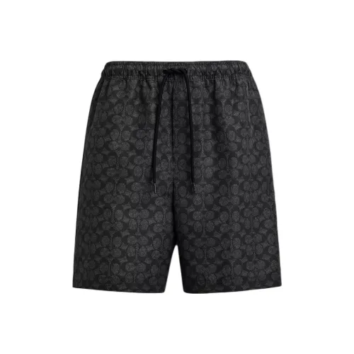 COACH Мужские черные пляжные шорты