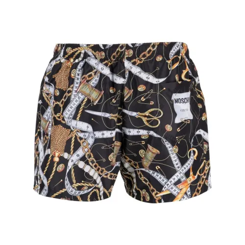 MOSCHINO Пляжные шорты Мужские Черные
