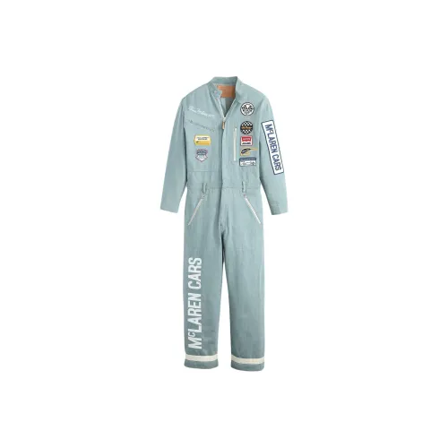 Levi's McLaren Racing Co Branded Edition SS24 Гоночный костюм Unisex Light Blue