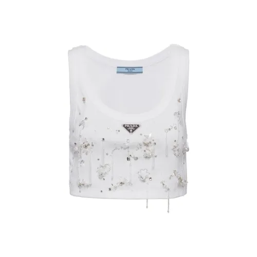 PRADA Белые Женские Майки