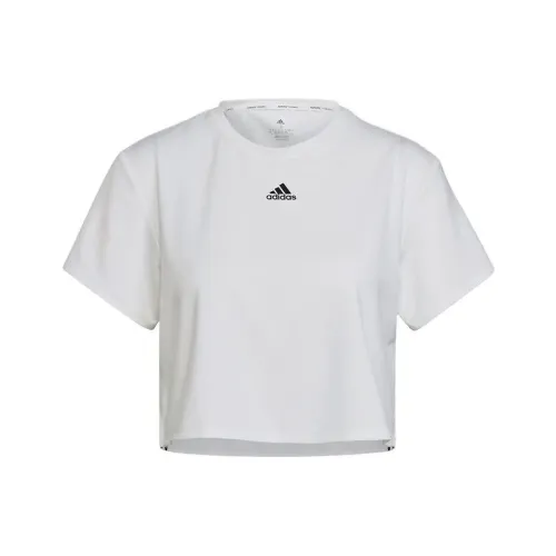 Adidas Белые Женские Короткие Топы