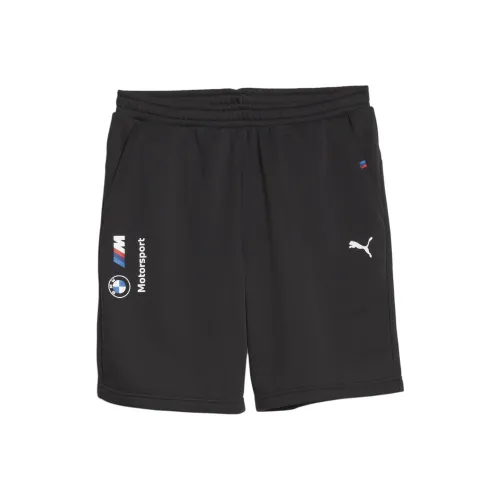 PUMA BMW M Motorsport ESS Флис Шорты Повседневные шорты Мужские Черные