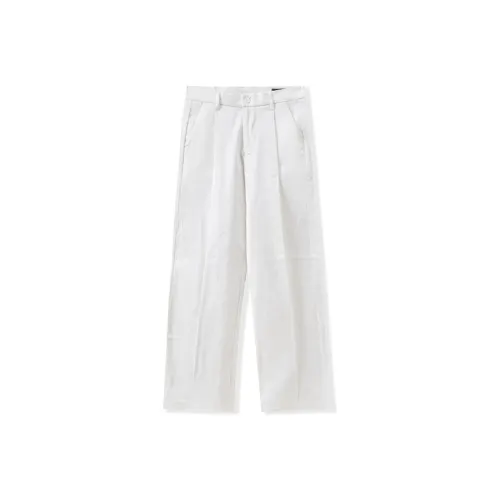 I'm David Повседневные брюки Унисекс Белый