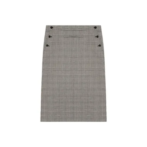 COURREGES SS24 Один передний карман Принц OF Wales Юбка Мужской Песочный Грязно-коричневый Песочный Грязно-коричневый