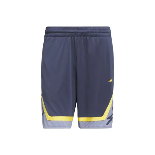 Adidas Темно-синие мужские баскетбольные шорты