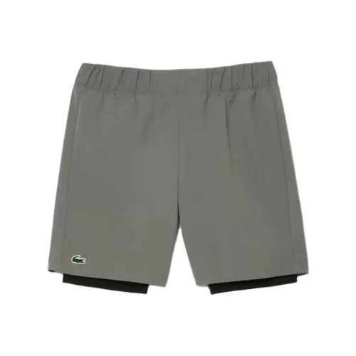 LACOSTE Повседневные шорты Мужские Серые