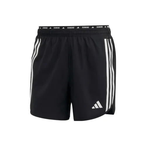 Adidas OWN THE RUN 3 Stripes Шорты Повседневные шорты Мужские Черные