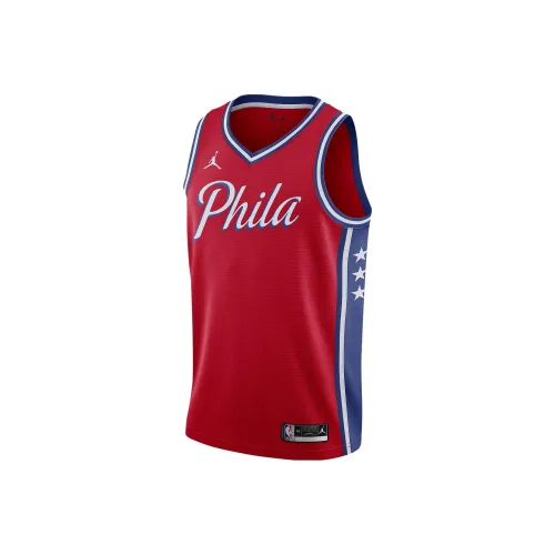 Джордан Красный Мужская баскетбольная футболка