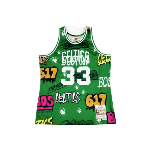 MITCHELL NESS Баскетбольная Джерси Унисекс Зеленая