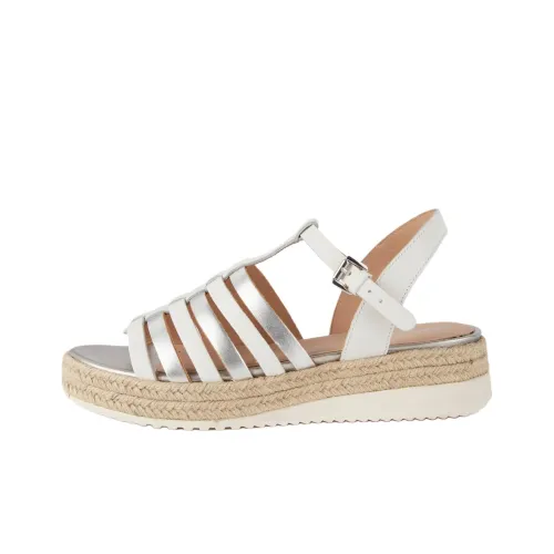 GEOX Eolie Римские Сандалии 5,5 см Женские Серебряные