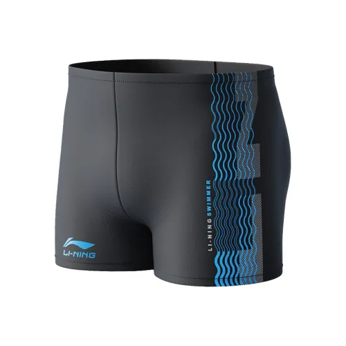 Плавательные шорты с подкладкой мужские синие