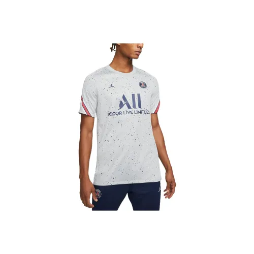 JORDAN Paris Saint Germain Серый Мужской Футбольный Джерси