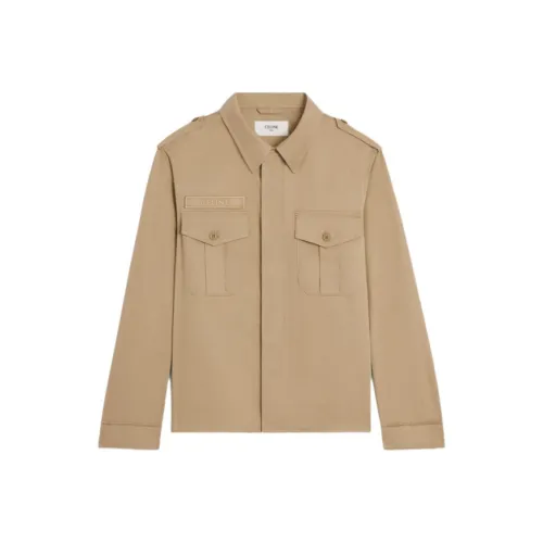 CELINE Куртки и Пальто Мужской Бежевый
