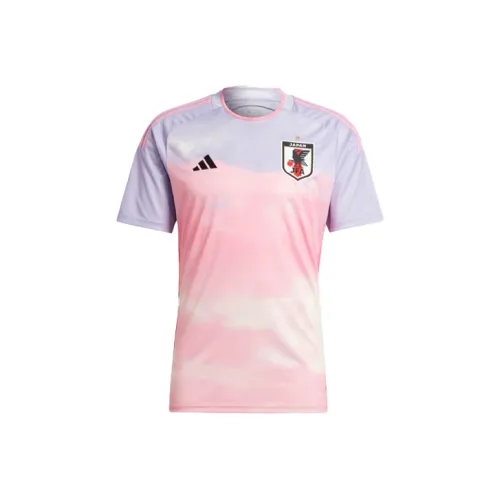 Adidas Japan Women's Team 23 Away Глянцевое покрытие Фиолетовый Унисекс Футбольные Джерси