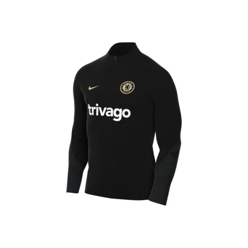 Nike Черная Мужская Футбольная Джерси