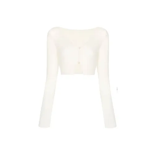 Jacquemus Белый Женские Короткие Топы