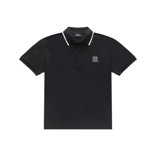 MLB MONOGRAM Коллекция New York Yankees SS25 Поло Унисекс Черный