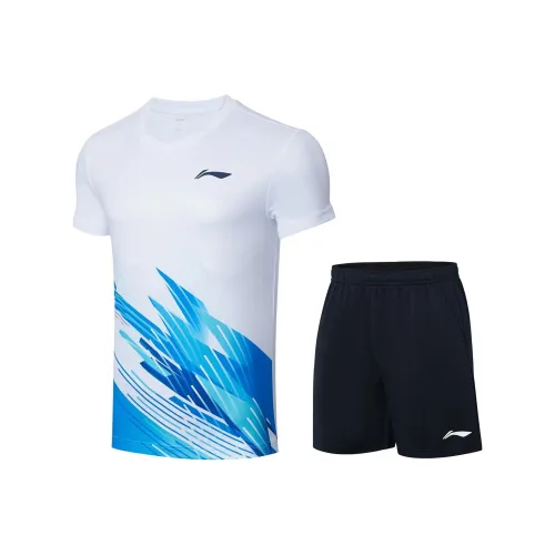 Подкладка Badminton series Баскетбольный костюм Унисекс Белый