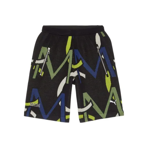 MCM Мужские Повседневные Шорты Черные