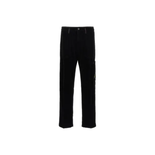STONE ISLAND Повседневные брюки Мужские Черные