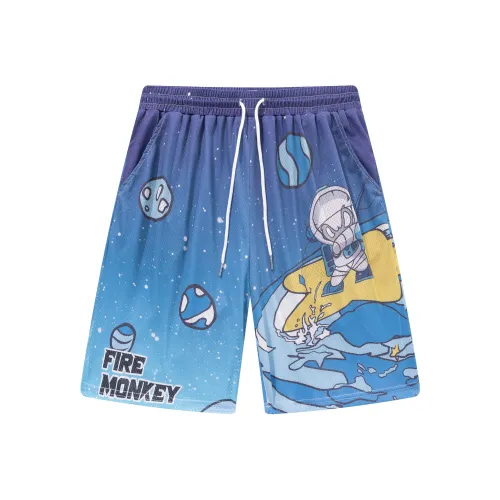 FireMonkey Синие Унисекс Баскетбольные Шорты