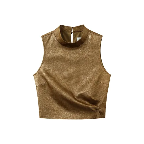 Luqingyi Золотой Женские Майки