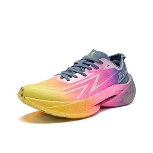 QIAODAN Feiying PRO 2,0 Беговые кроссовки Низкий верх Розовый Синий Мужской