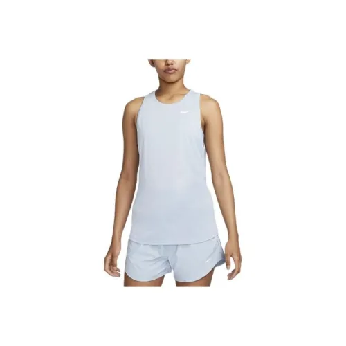 nike Майка Женская Светло-Синяя