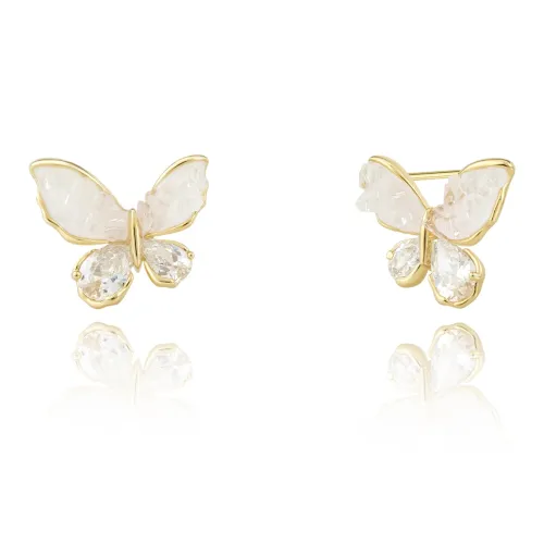 AJIDOU Серьги с синтетическим кубическим цирконием женские