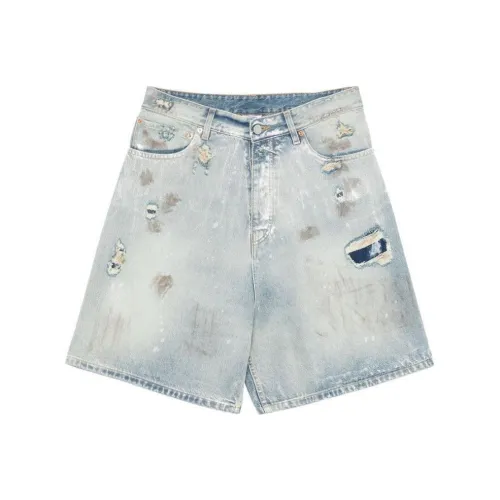 Vetements SS25 Джинсовые шорты Мужские Светло-синие