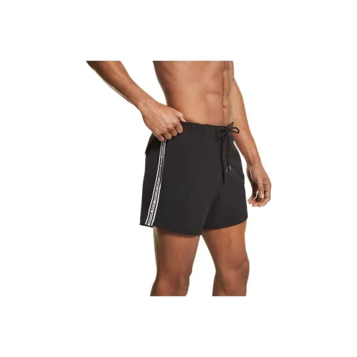 MICHAEL KORS Лента Плавание Шорты Пляжные шорты Мужской Черный