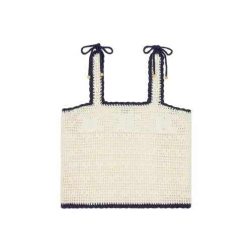 CELINE Экрю Женские Майки