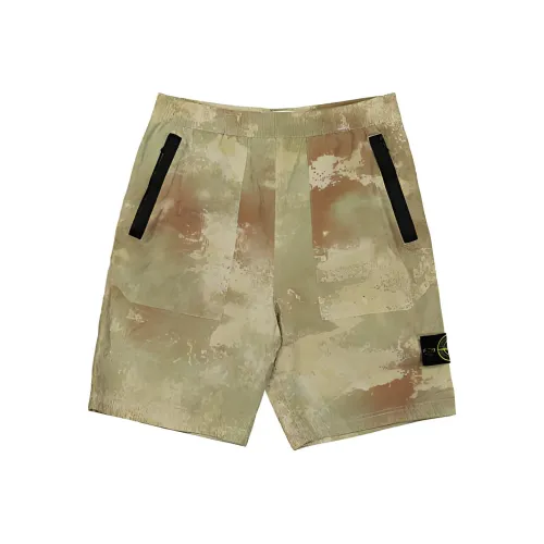 Stone Island Зеленые Мужские Повседневные Шорты