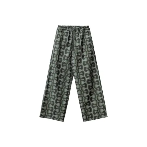 DRIES VAN NOTEN Зеленые Мужские Повседневные Штаны