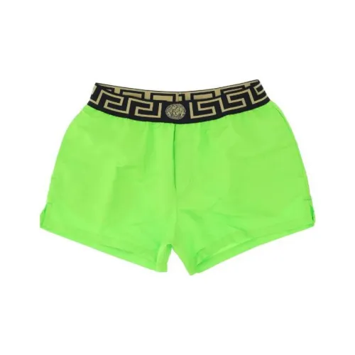 VERSACE Пляжные шорты Мужские Светло-зеленые