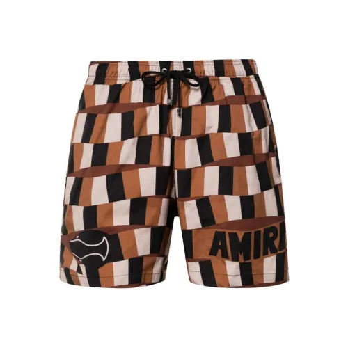 AMIRI SS24 Повседневные шорты Мужские Умбра