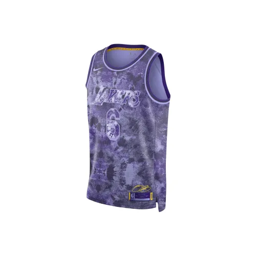 Nike Баскетбольная Джерси Мужская Фиолетовая