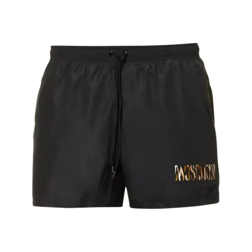 MOSCHINO Плавательные шорты Мужские Черные