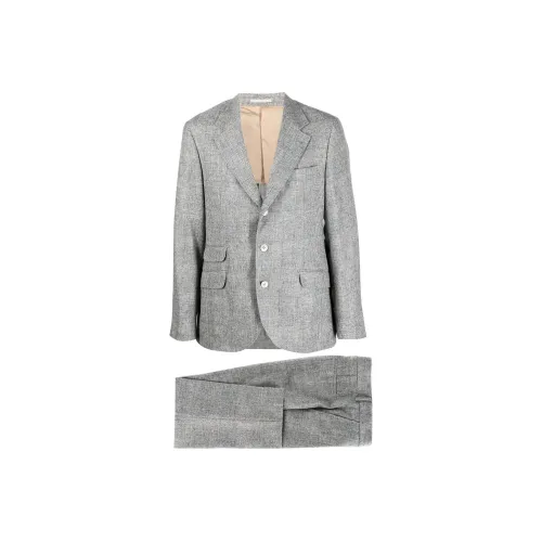 BRUNELLO CUCINELLI Деловой костюм мужской серый