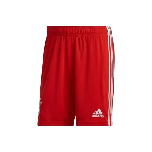 Adidas Bayern Munich Red Men's Football Shorts Adidas Bayern Munich Красные Мужские Футбольные Шорты