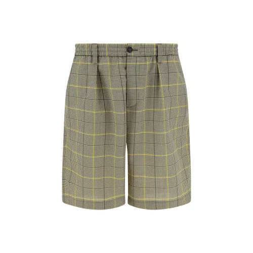 MARNI Повседневные шорты Мужские Желтые