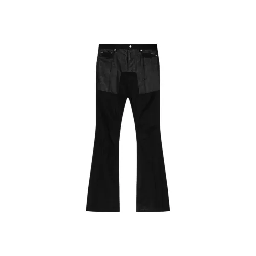 RICK OWENS совместный бренд RO Повседневные брюки Мужские Черные